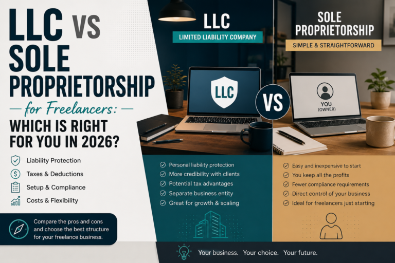 LLC vs Sole Proprietorship for Freelancers: Which Is Right for You in 2026?